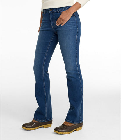 Women's L.L.Bean Go-Anywhere Jeans, Mid-Rise Bootcut - US 7073