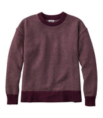 Women's The Original Double L® Sweater, Crewneck Bird's-Eye - US 5722