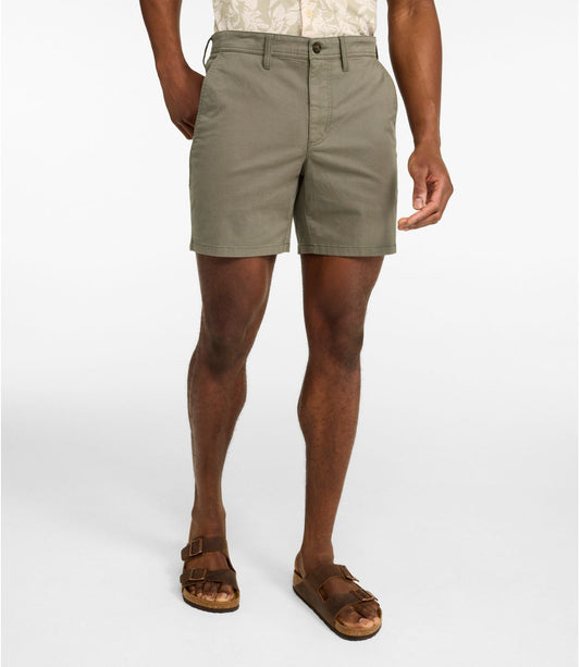 Men's Sunwashed Khaki Shorts, 7" - US 6576