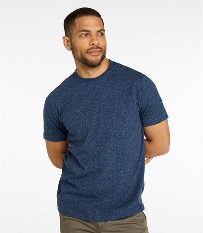 Men's Carefree Unshrinkable Tee, Slightly Fitted, Short-Sleeve - US 0536