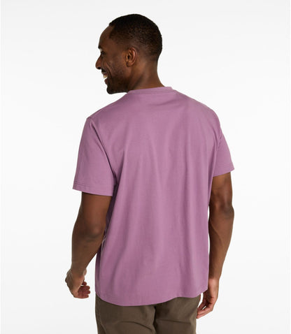 Men's Carefree Unshrinkable Tee, Slightly Fitted, Short-Sleeve - US 0536