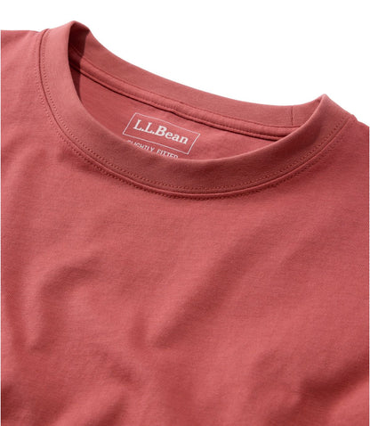 Men's Carefree Unshrinkable Tee, Slightly Fitted, Short-Sleeve - US 0536