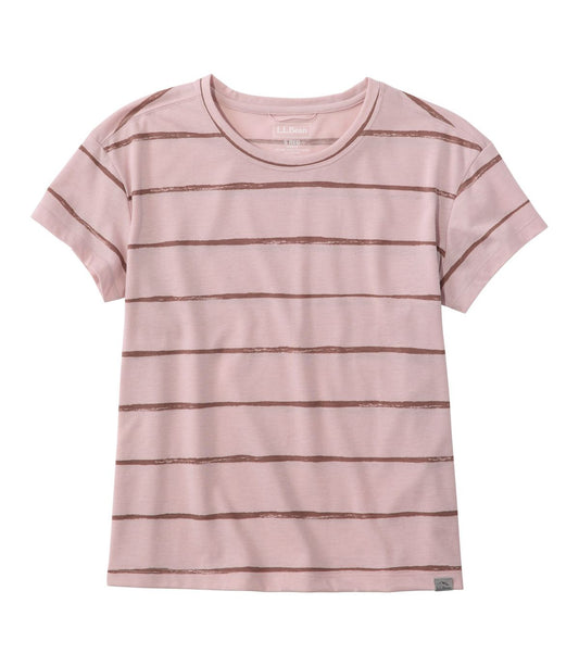 Women's Mountainside Crewneck Tee, Short-Sleeve Stripe - US 4495