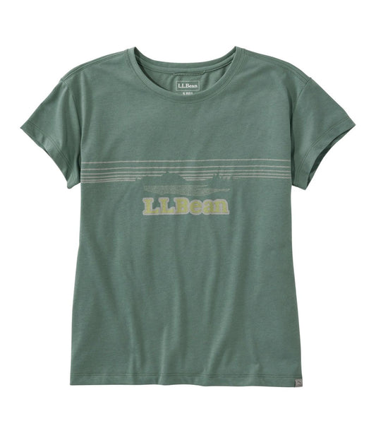 Women's Mountainside Crewneck Tee, Short-Sleeve Graphic - US 4982
