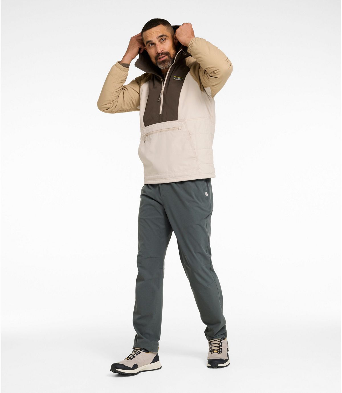Men's Mountain Classic Insulated Anorak, Colorblock - US 9900