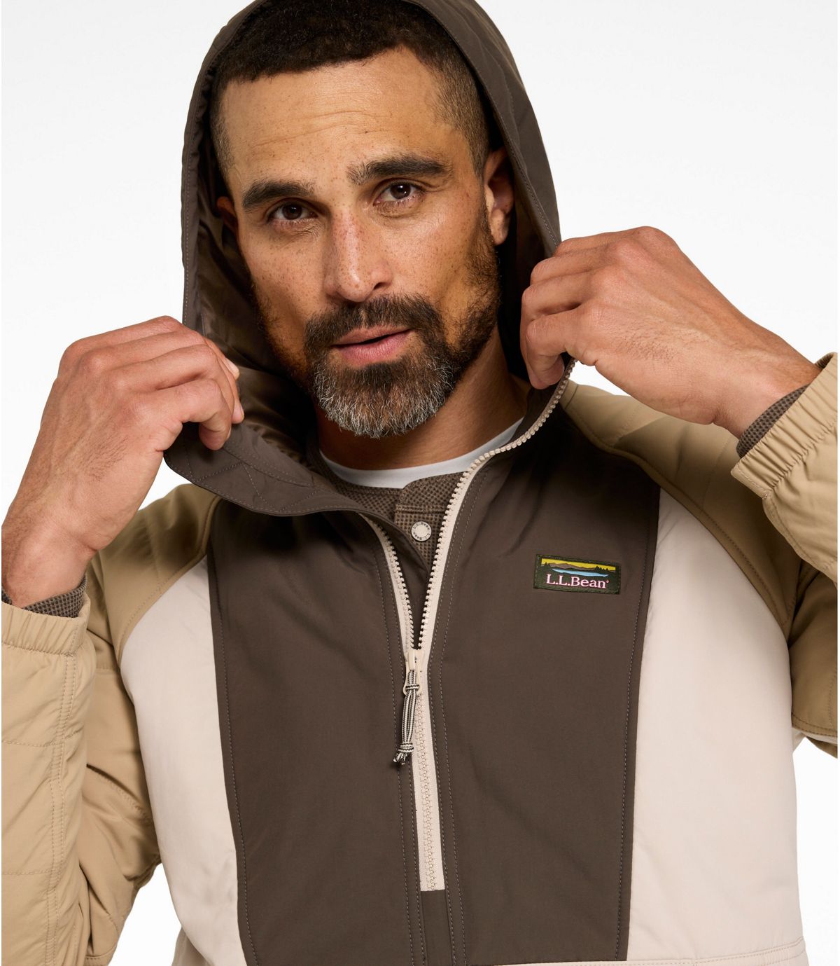 Men's Mountain Classic Insulated Anorak, Colorblock - US 9900