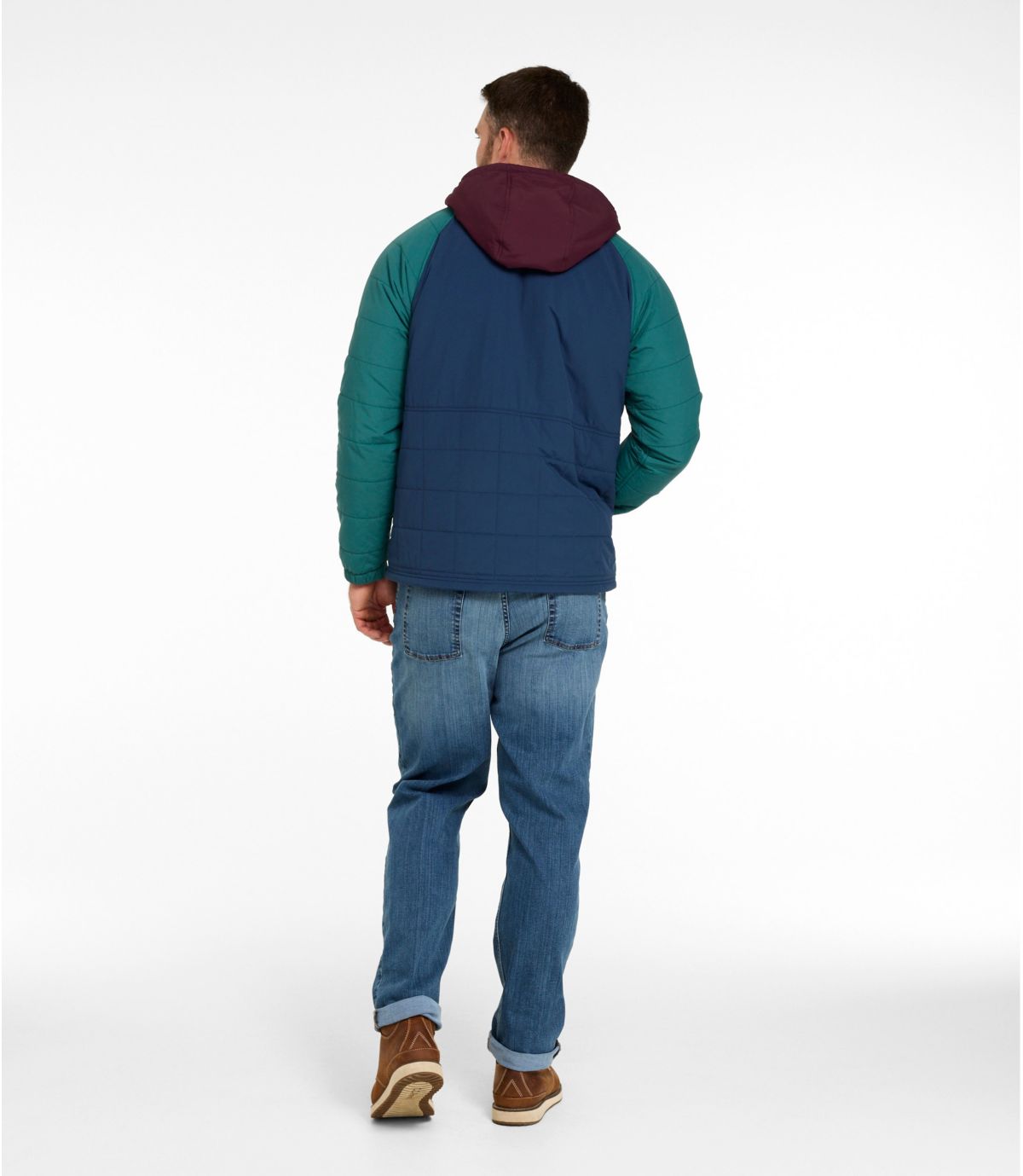 Men's Mountain Classic Insulated Anorak, Colorblock - US 9900