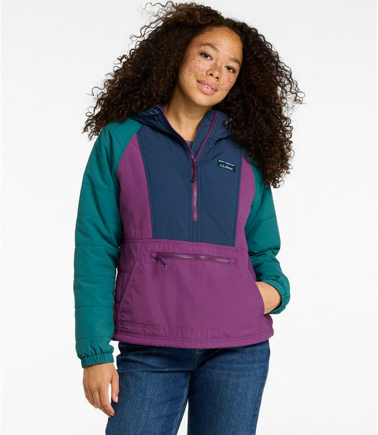 Women's Mountain Classic Insulated Anorak, Colorblock - US 4434