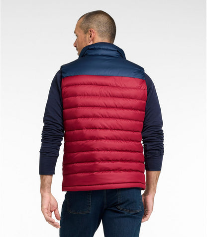 Men's Access Down Vest, Colorblock - US 2669