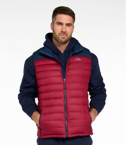 Men's Access Down Vest, Colorblock - US 2669