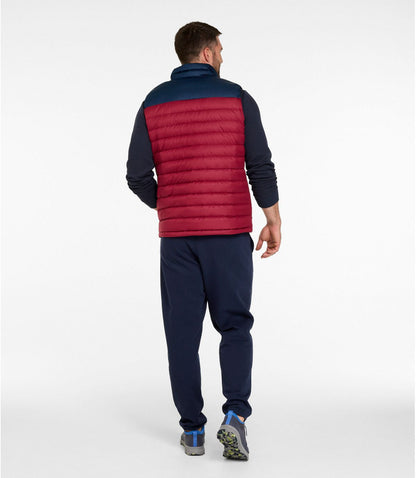 Men's Access Down Vest, Colorblock - US 2669