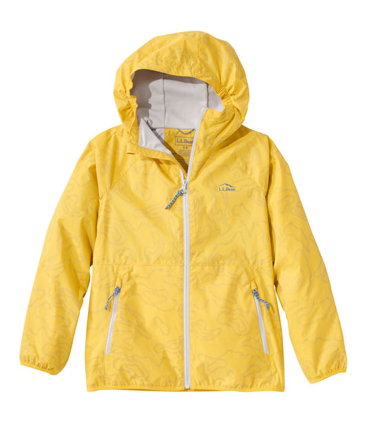 Kids' Wind and Rain Jacket, Lined & Reflective Zipper - US 8209