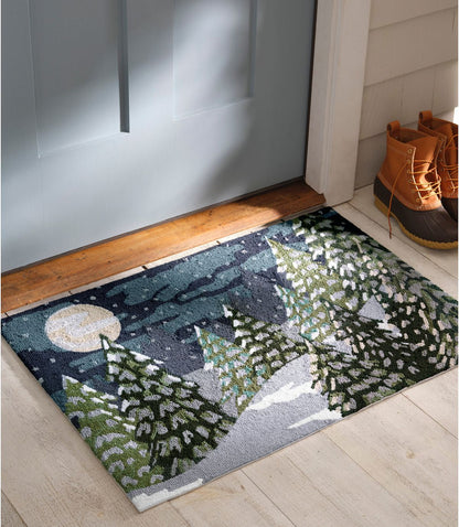 Indoor/Outdoor Vacationland Rug, Treeline Pine - US 2417