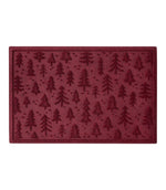 Everyspace Recycled Waterhog Doormat, Holiday Trees - US 8533