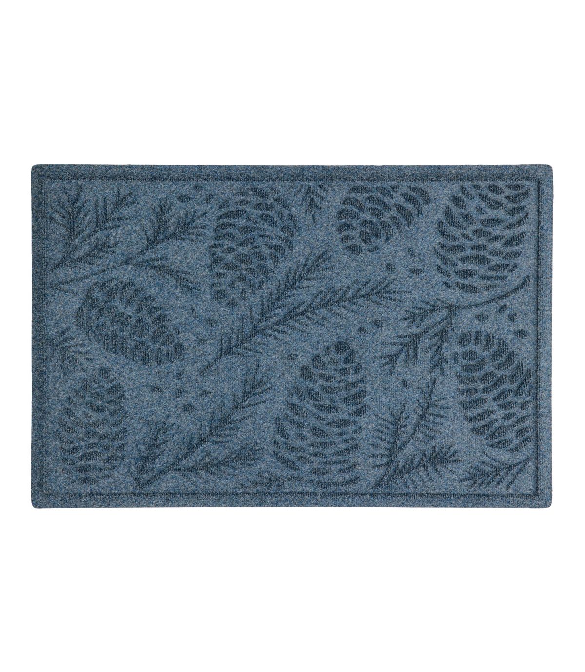 Everyspace Recycled Waterhog Doormat, Pine Cones - US 1003