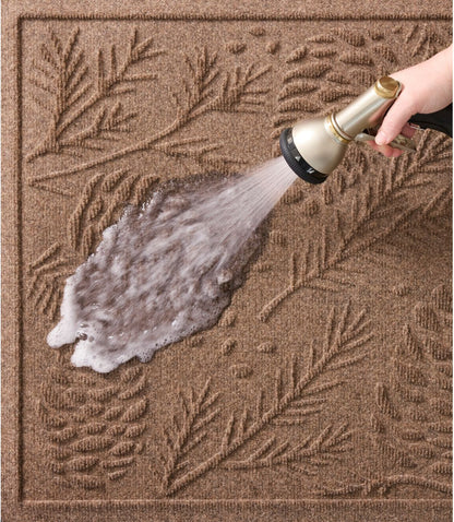 Everyspace Recycled Waterhog Doormat, Pine Cones - US 1003