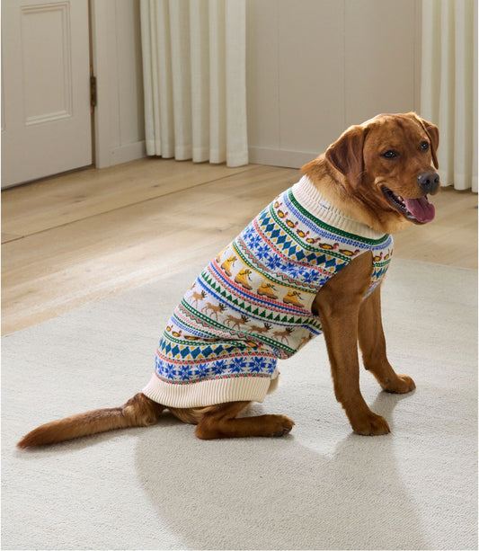 Novelty Dog Sweater, Fair Isle - US 2517