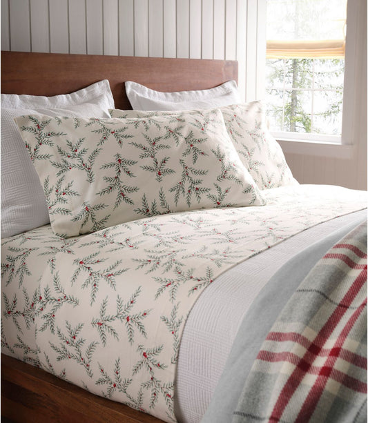 Holiday Pine Flannel Sheet Set - US 6543