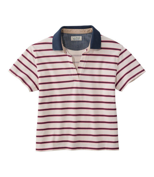 Women's Casco Bay Polo, Short-Sleeve Stripe - US 9795