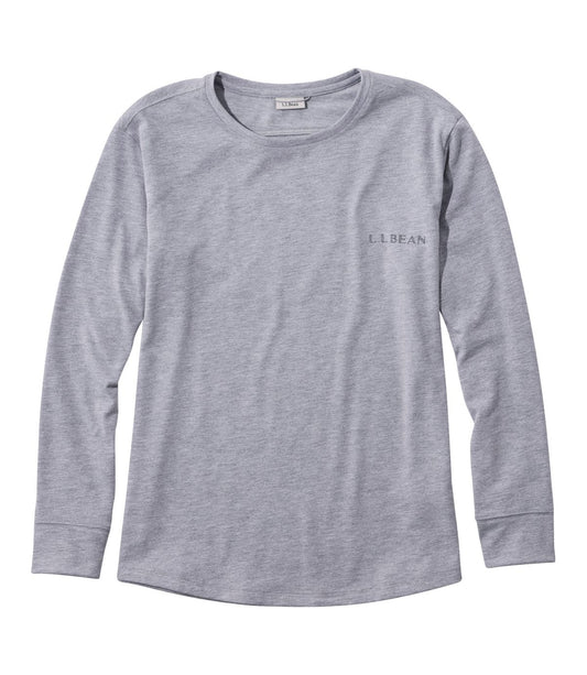 Women's Mountainside Crewneck Tee, Long-Sleeve Graphic - US 2329