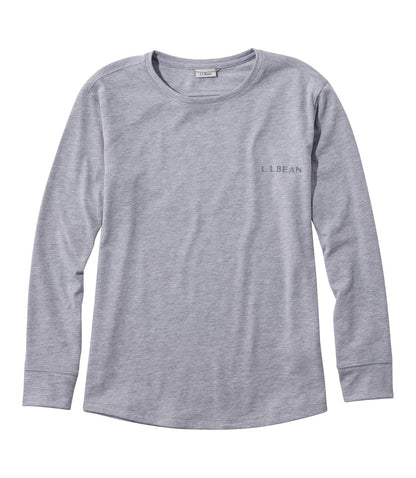 Women's Mountainside Crewneck Tee, Long-Sleeve Graphic - US 7302