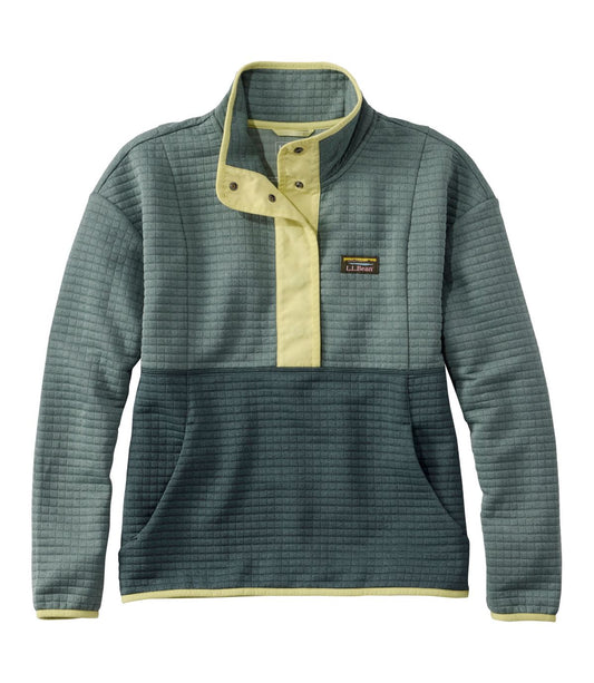 Women's Airlight Grid Pullover, Colorblock - US 7848