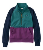 Women's Mountain Classic Sweatshirt, Half-Zip Colorblock - US 7710