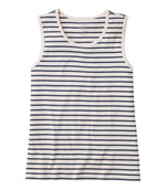Women's Pima Cotton Tee, Shell Stripe - US 6448