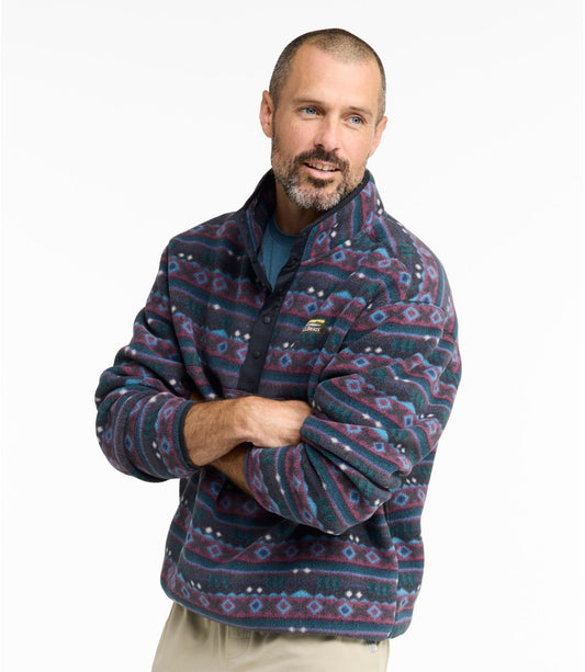 Men's Mountain Classic Fleece Pullover, Print - US 0960