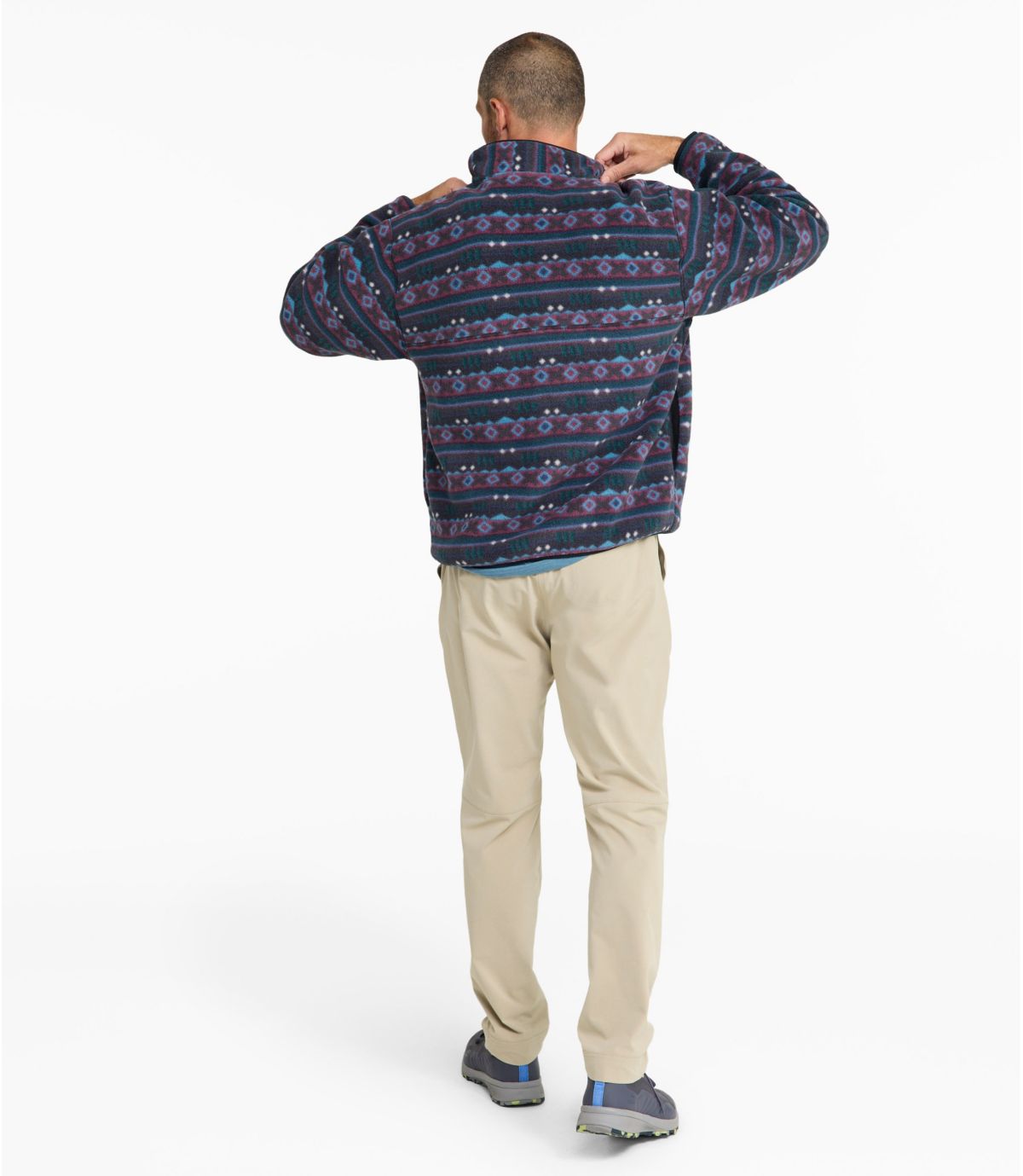 Men's Mountain Classic Fleece Pullover, Print - US 8351