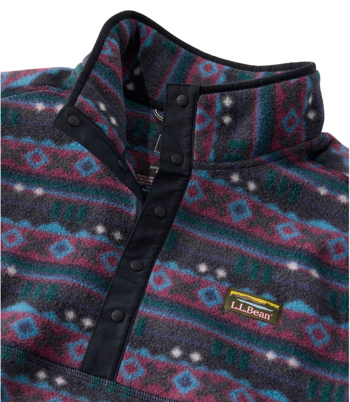Men's Mountain Classic Fleece Pullover, Print - US 8351