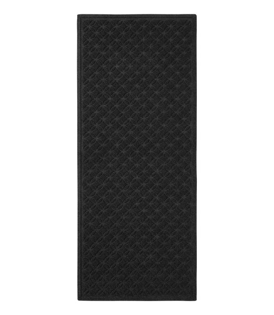 Heavyweight Recycled Waterhog Mat Runner, Geometric Rings - US 1380