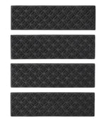 Heavyweight Recycled Waterhog Stair Tread, Geometric Rings - US 3427