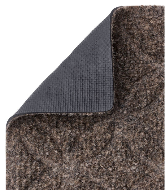 Heavyweight Recycled Waterhog Stair Tread, Geometric Rings - US 3427