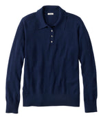 Women's Essential Merino Wool Sweater, Polo - US 3152