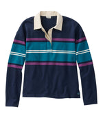 Women's Mountain Classic Rugby, Long-Sleeve Multi-Stripe - US 2700