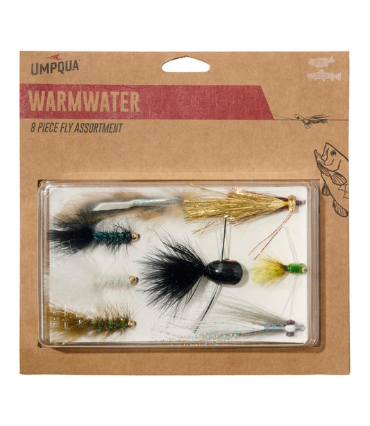 Umpqua Warmwater Fly Assortment, 8 flies - US 3966