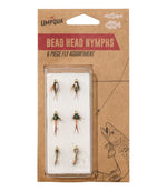 Umpqua Beadhead Nymph Assortment, 6 flies - US 4912