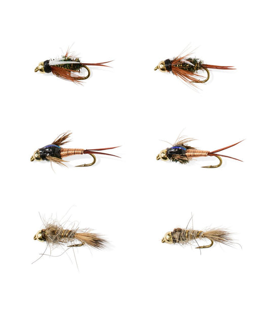 Umpqua Beadhead Nymph Assortment, 6 flies - US 4912