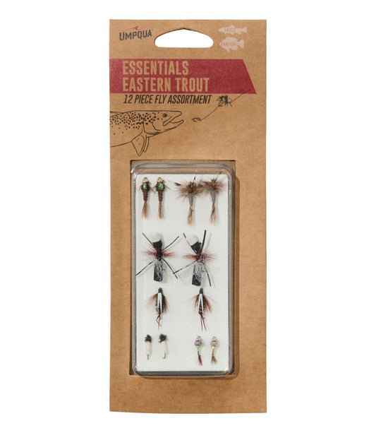 Umpqua Essential Eastern Trout Fly Assortment, 12 flies - US 9430