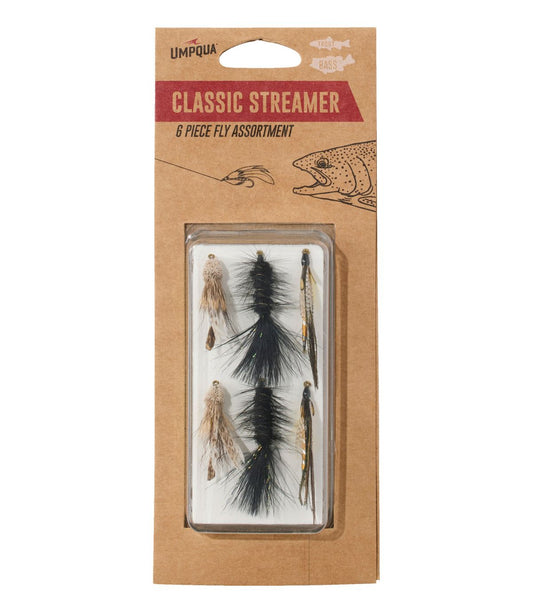 Umpqua Classic Streamer Fly Assortment, 6 flies - US 3220